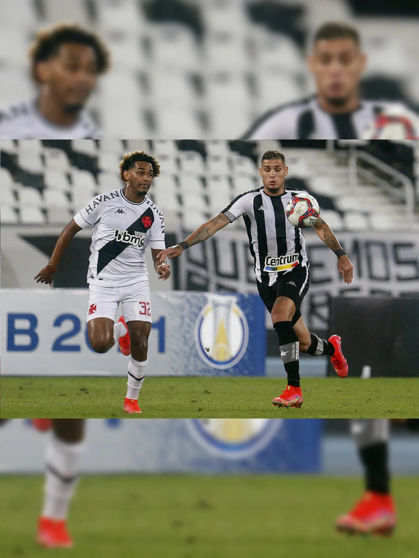 Imagem ilustrativa da imagem Botafogo e Vasco tentam entrar no G4 da Série B