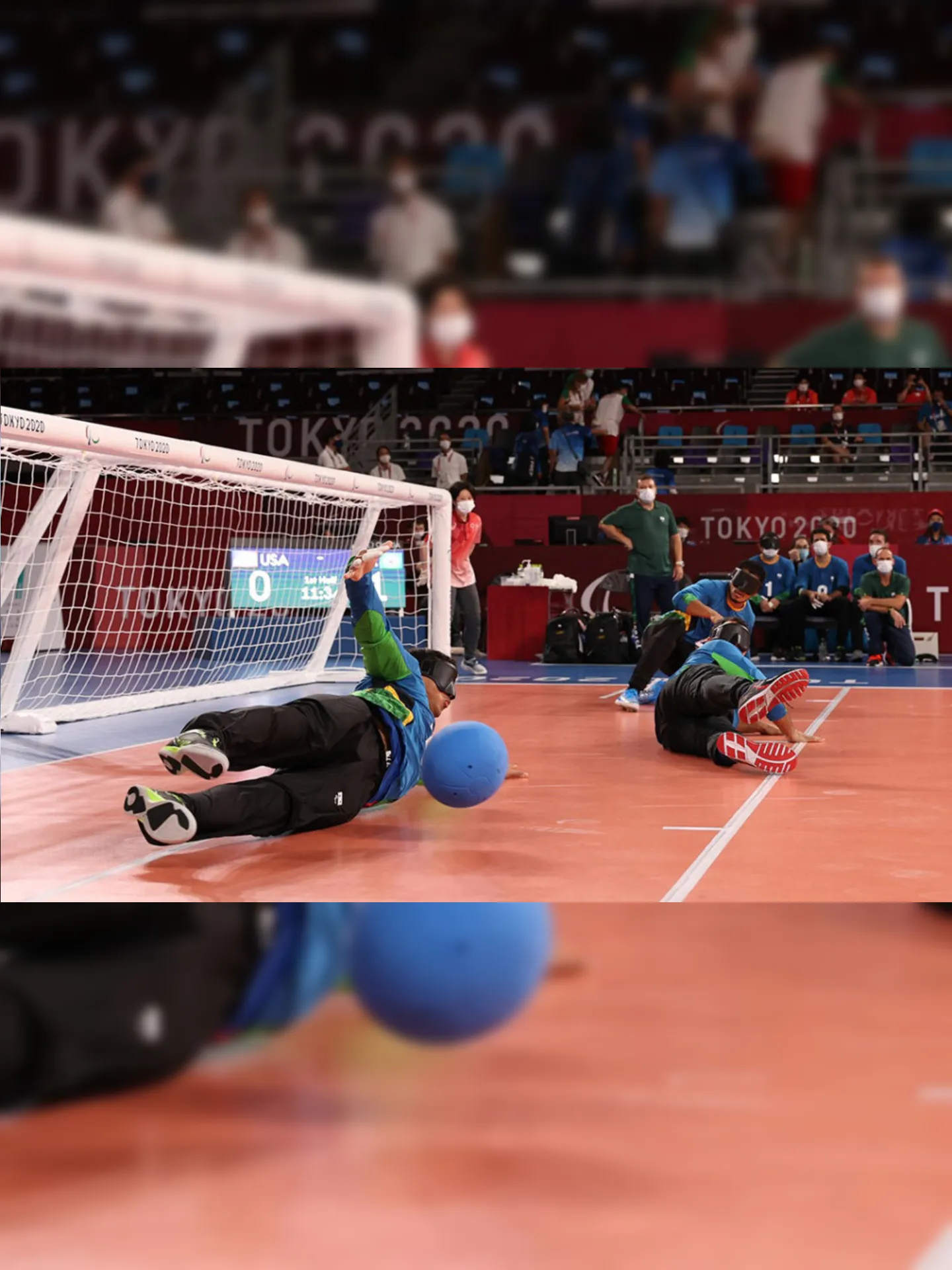 Imagem ilustrativa da imagem Brasil avança às semifinais do goalball na Paralimpíada de Tóquio