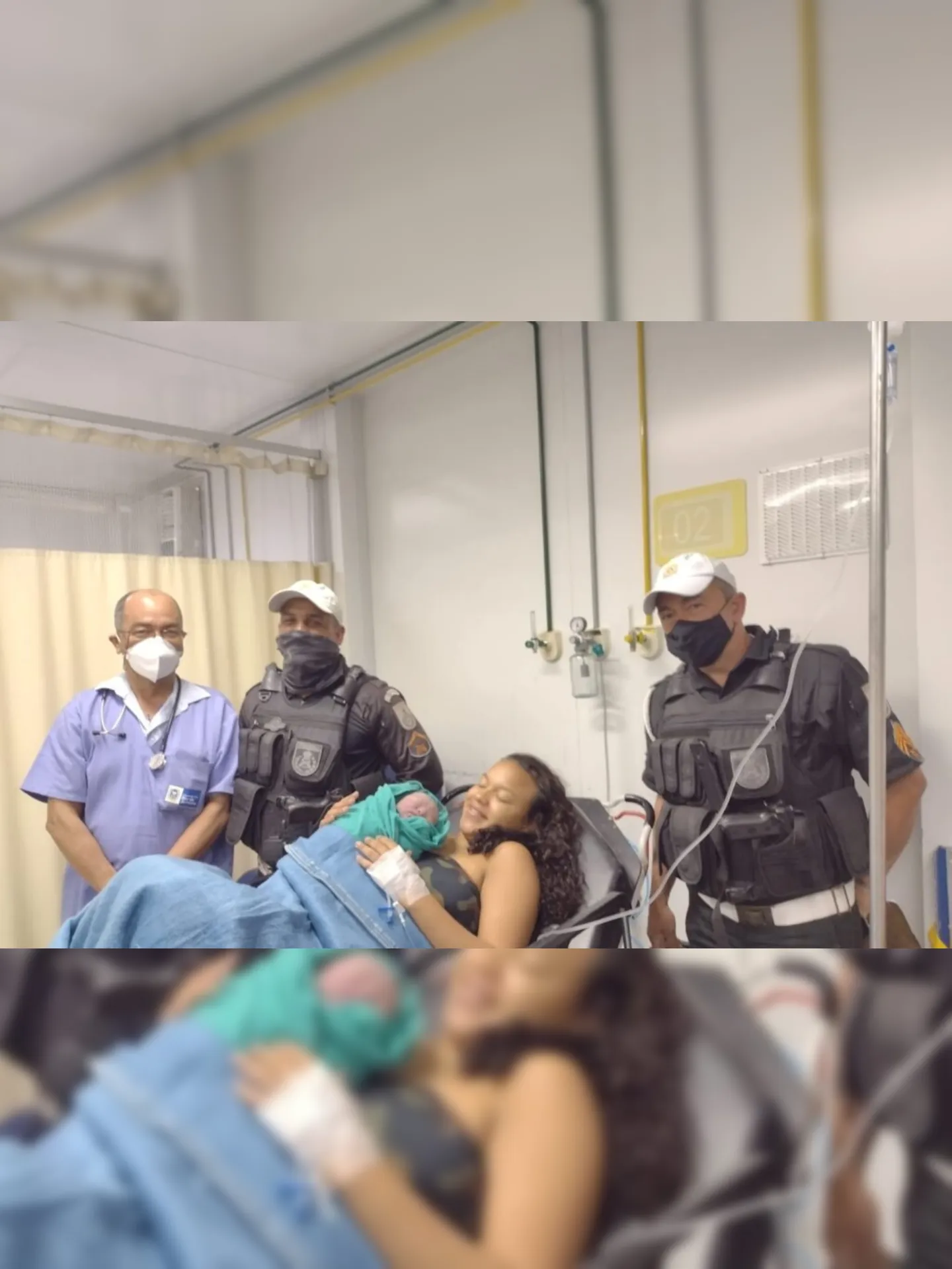 Imagem ilustrativa da imagem Policiais socorrem grávida durante trabalho de parto em São Gonçalo