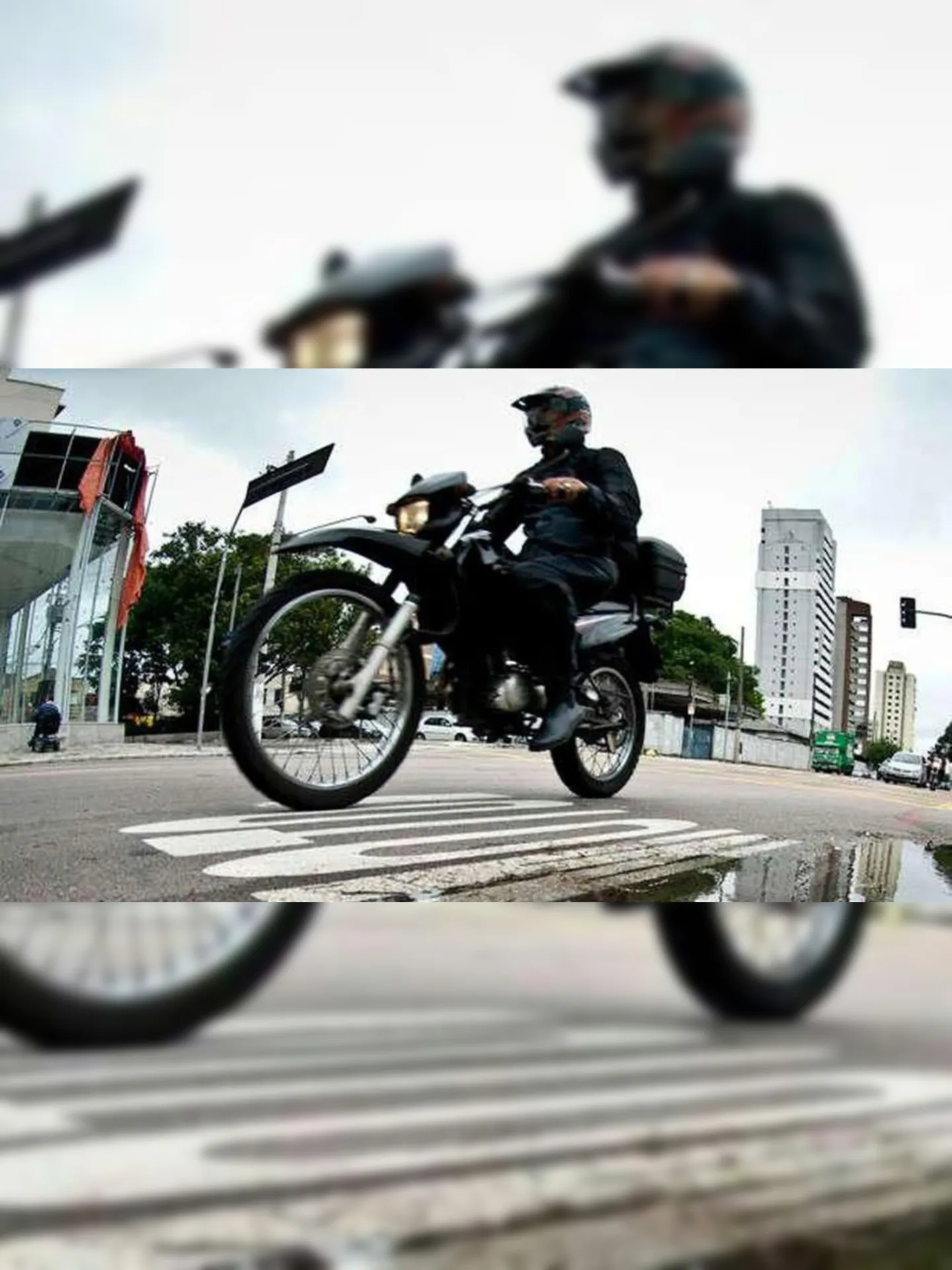 Imagem ilustrativa da imagem Transporte de moto por aplicativo começa a circular com passageiro em SG