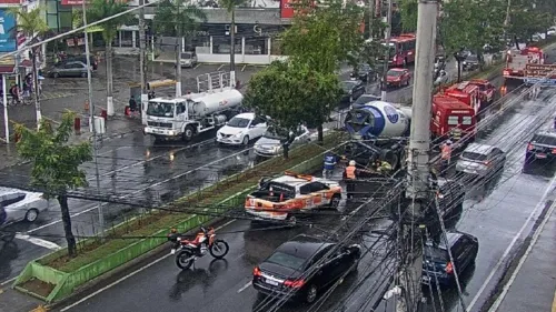 Imagem ilustrativa da imagem Acidente deixa ferido e complica trânsito na RJ-104, em Niterói