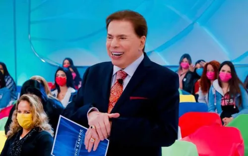 Imagem ilustrativa da imagem Silvio Santos está internado com Covid-19