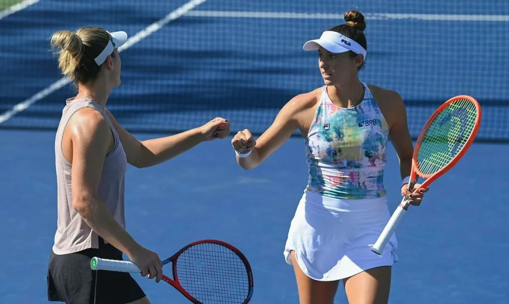 Imagem ilustrativa da imagem Luisa Stefani avança na chave de duplas femininas do US Open de Tênis