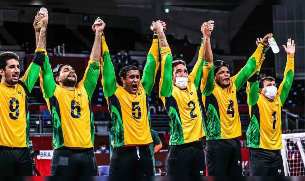 Imagem ilustrativa da imagem Paralimpíada: Brasil goleia China e conquista ouro inédito no goalball