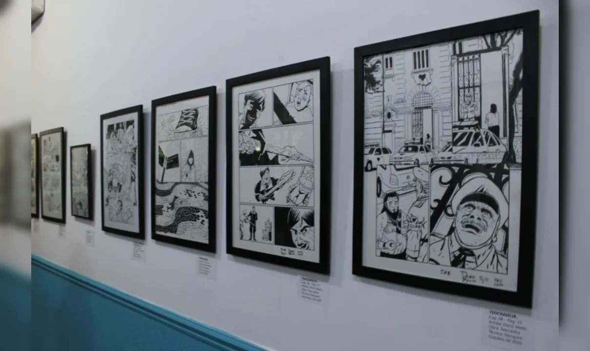 Imagem ilustrativa da imagem Exposição gratuita apresenta desenhos em quadrinhos na Zona Sul de Niterói