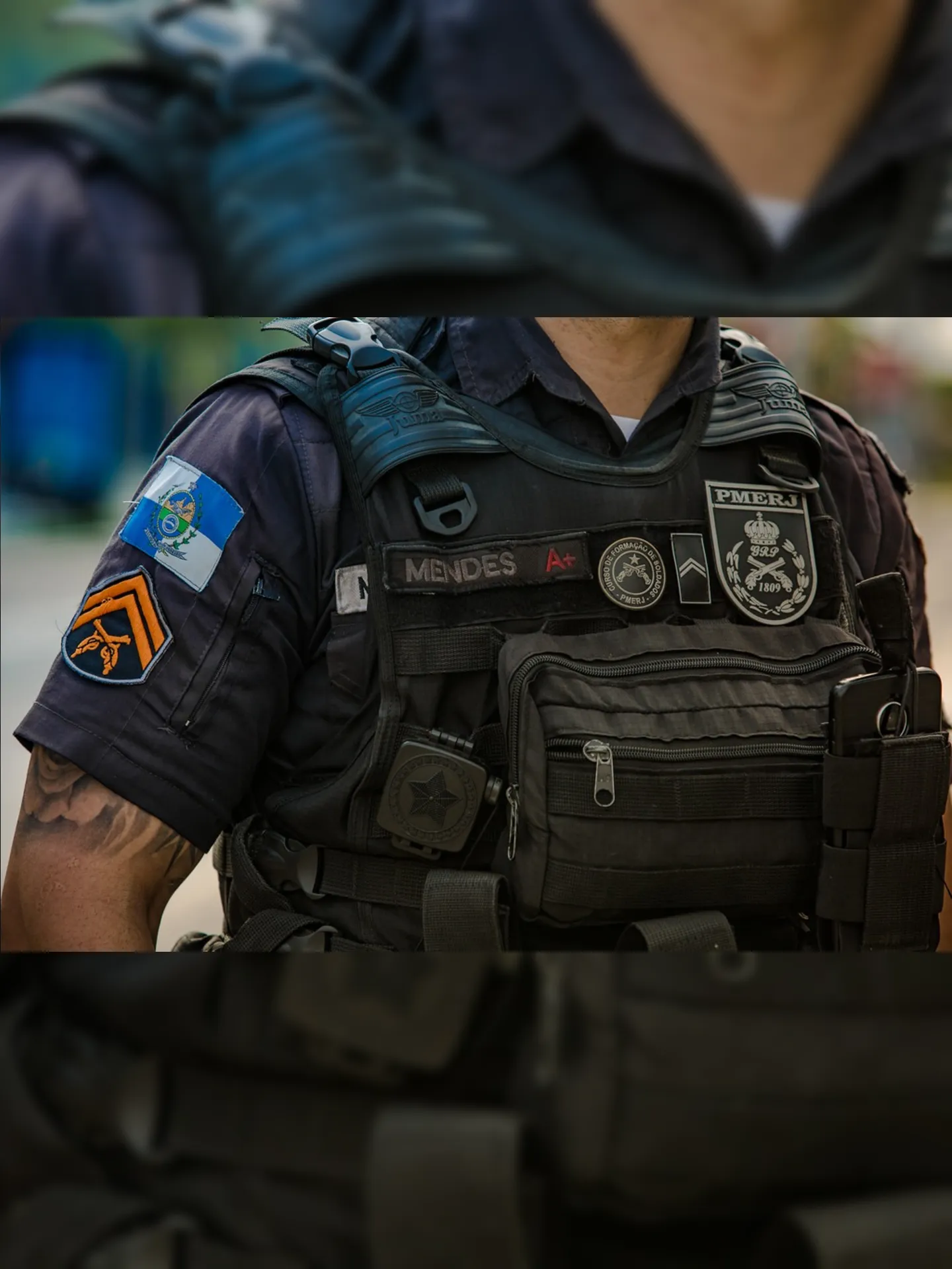 Imagem ilustrativa da imagem Governo do Rio divulga regras sobre  câmeras em uniformes policiais