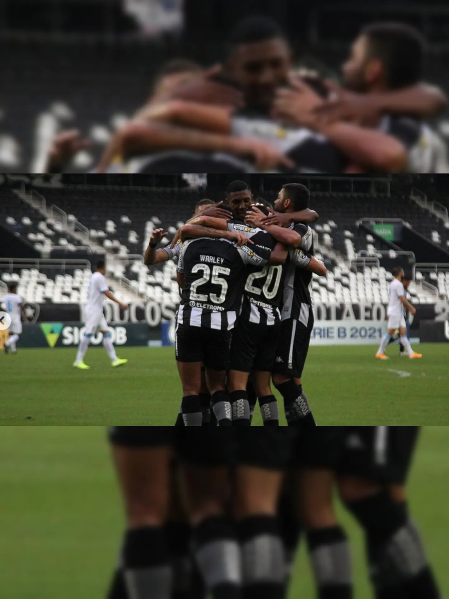 Imagem ilustrativa da imagem Botafogo tem 15 vezes mais chances de acesso que o Vasco, diz estudo