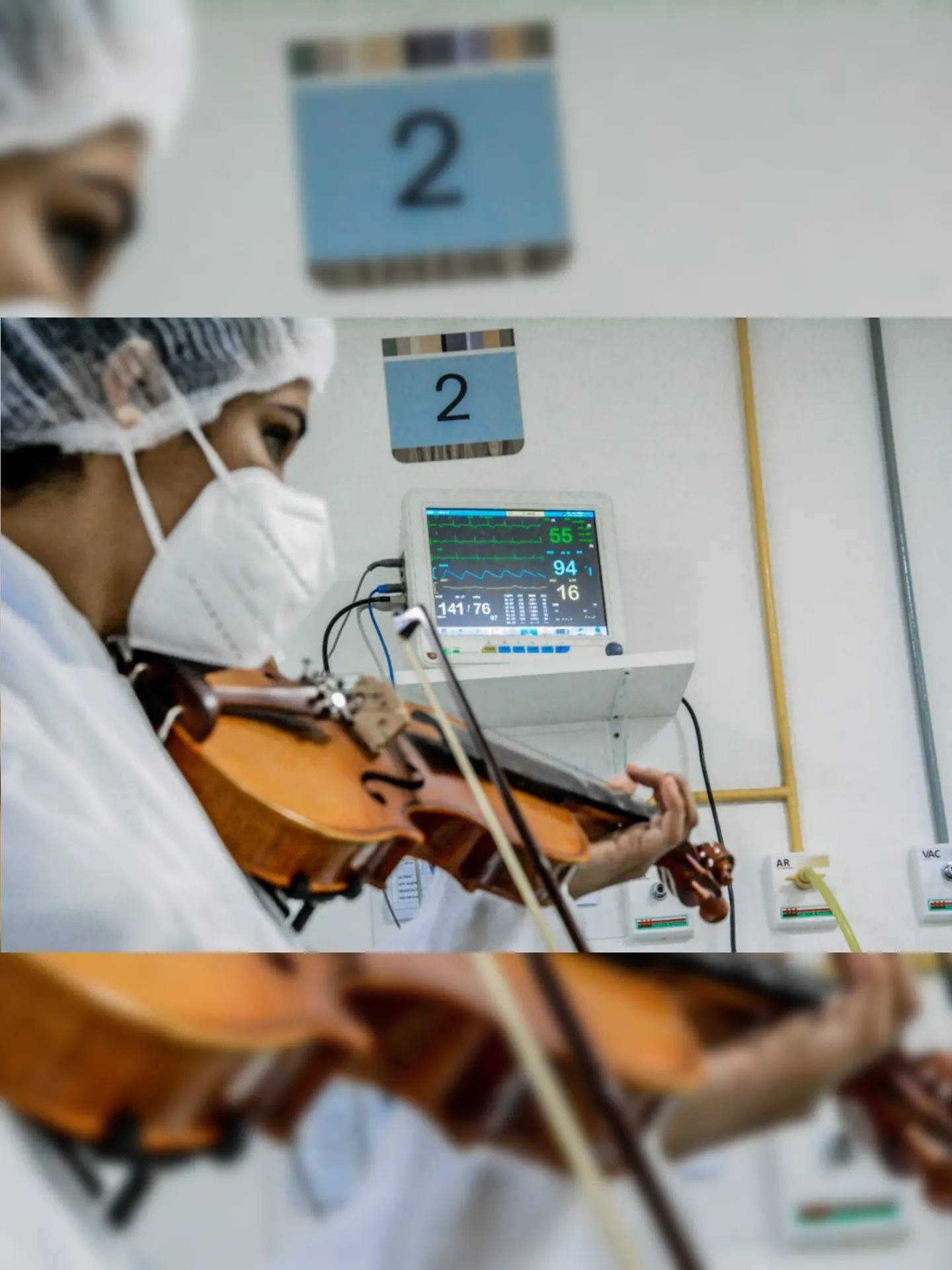 Imagem ilustrativa da imagem Arte que cura: música auxilia pacientes com Covid-19 em Itaboraí