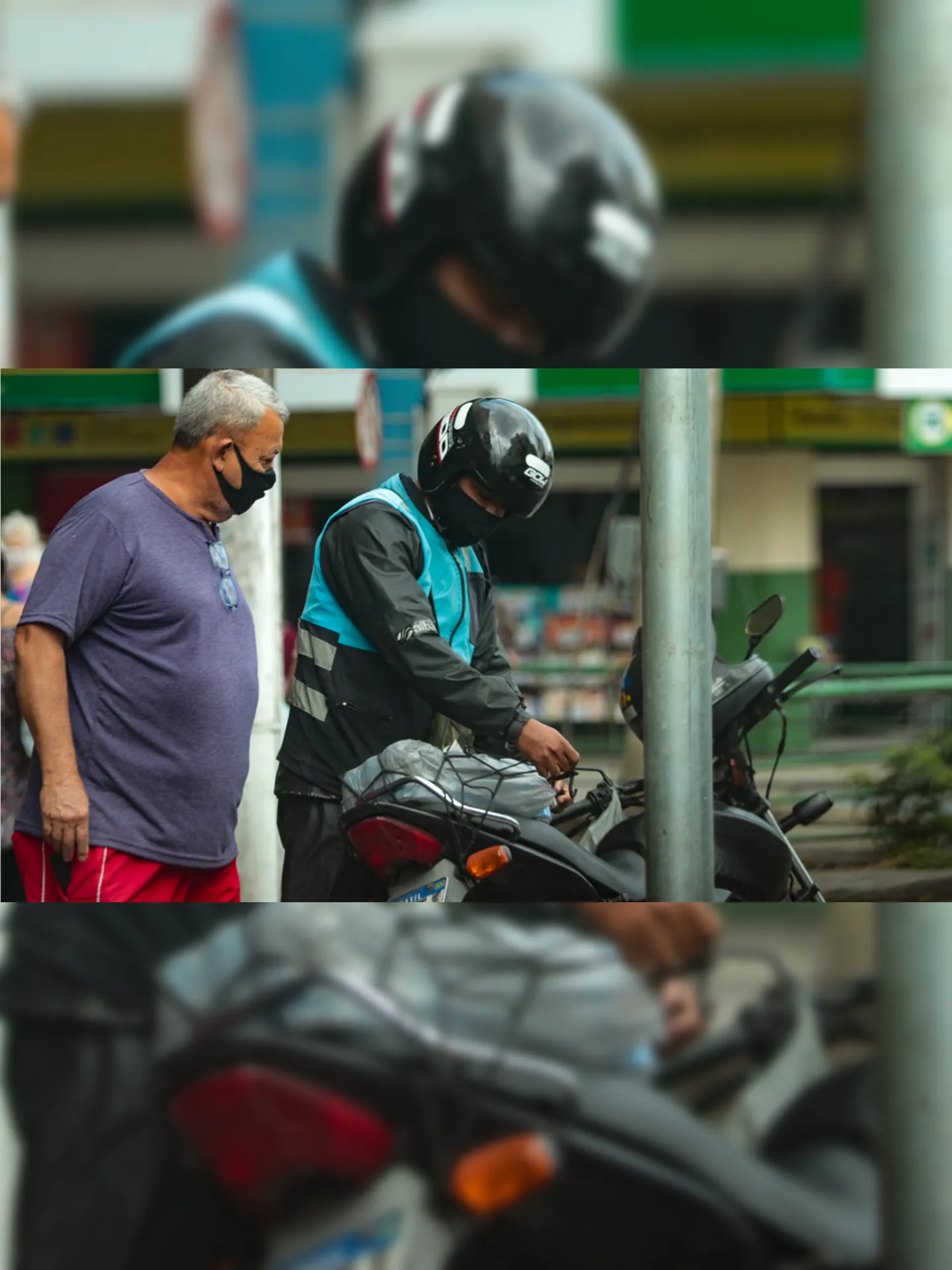 Imagem ilustrativa da imagem Motoboys e mototaxistas sofrem com valor dos combustíveis