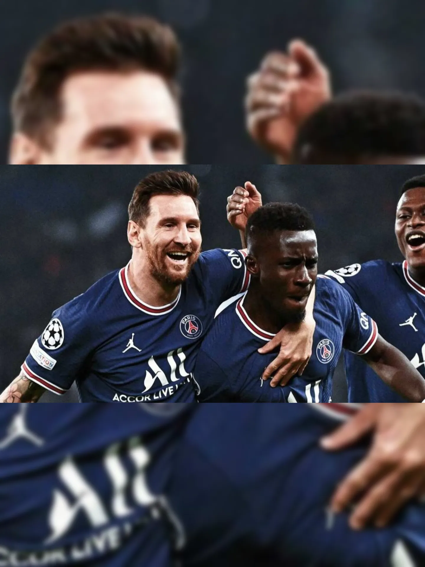 Imagem ilustrativa da imagem Paris Saint-Germain vence Manchester City com gol relâmpago e primeiro de Messi