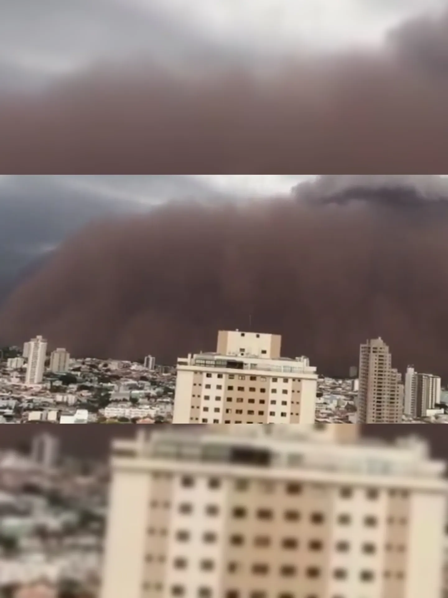 Imagem ilustrativa da imagem Tempestade de areia atinge cidades no interior de São Paulo
