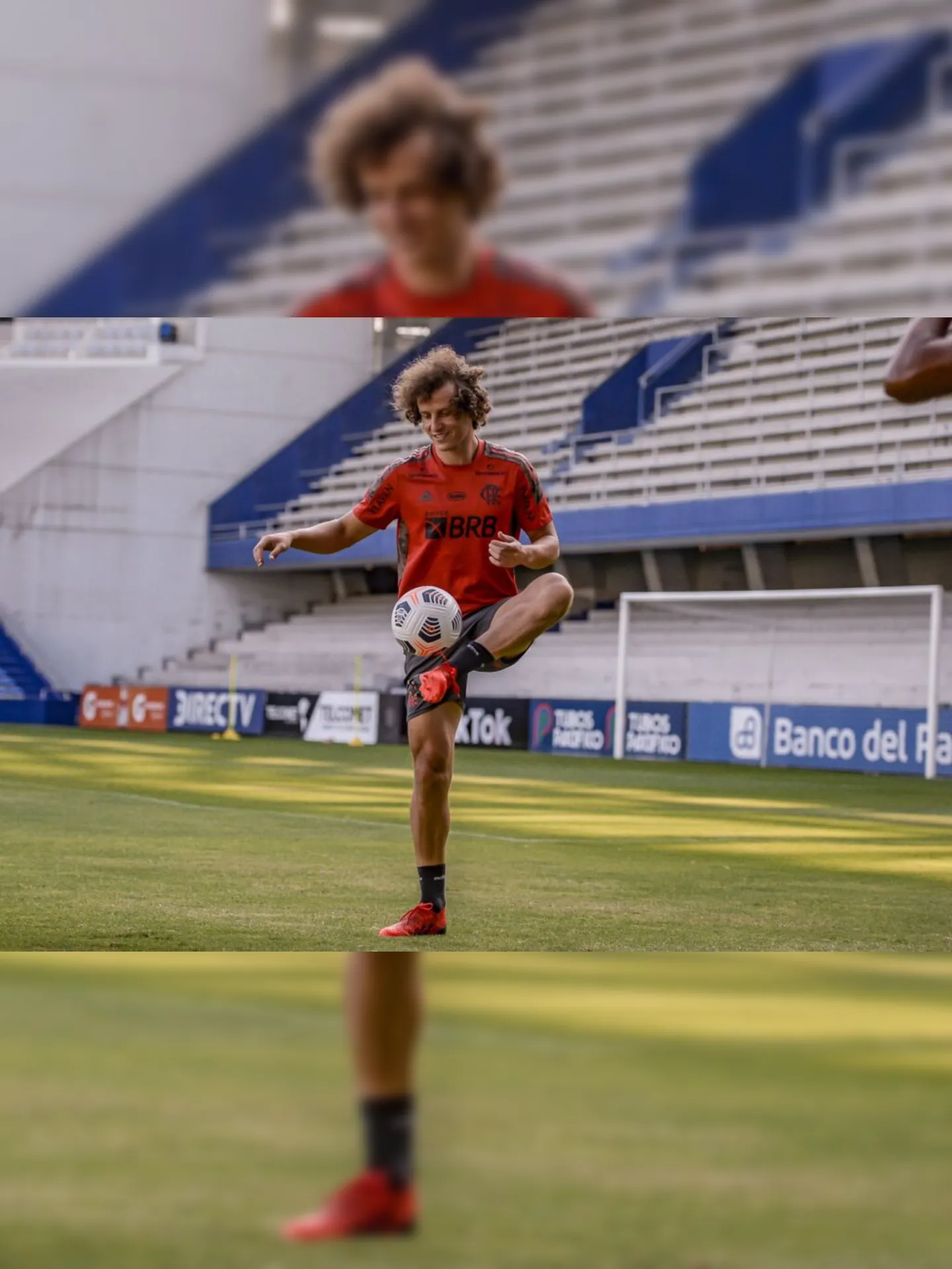 Imagem ilustrativa da imagem Flamengo: Zagueiro David Luiz tem lesão na coxa esquerda confirmada