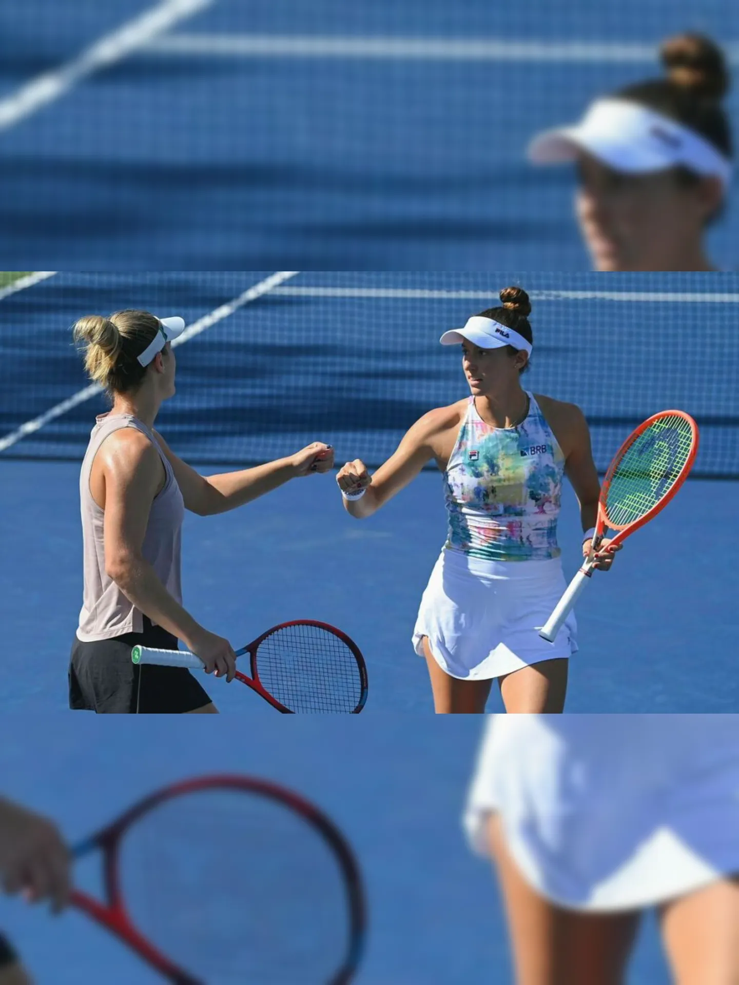 Imagem ilustrativa da imagem Luisa Stefani avança na chave de duplas femininas do US Open de Tênis