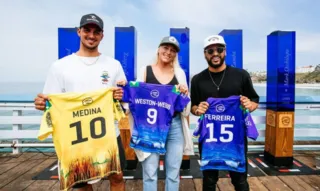 Imagem ilustrativa da imagem Com quatro brasileiros, WSL Finals abre janela de competições nesta quinta