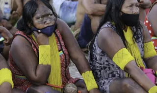 Imagem ilustrativa da imagem Marcha Nacional das Mulheres Indígenas é iniciada em Brasília