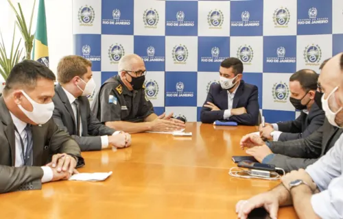 Reunião com a cúpula da segurança pública