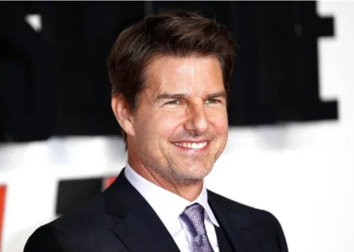 Imagem ilustrativa da imagem Tom Cruise perde os dentes durante jantar com jornalista em Nova York