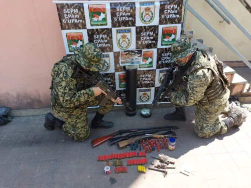 Imagem ilustrativa da imagem Polícia ambiental prende dois com armas de caça