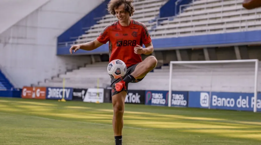 Imagem ilustrativa da imagem Flamengo: Zagueiro David Luiz tem lesão na coxa esquerda confirmada