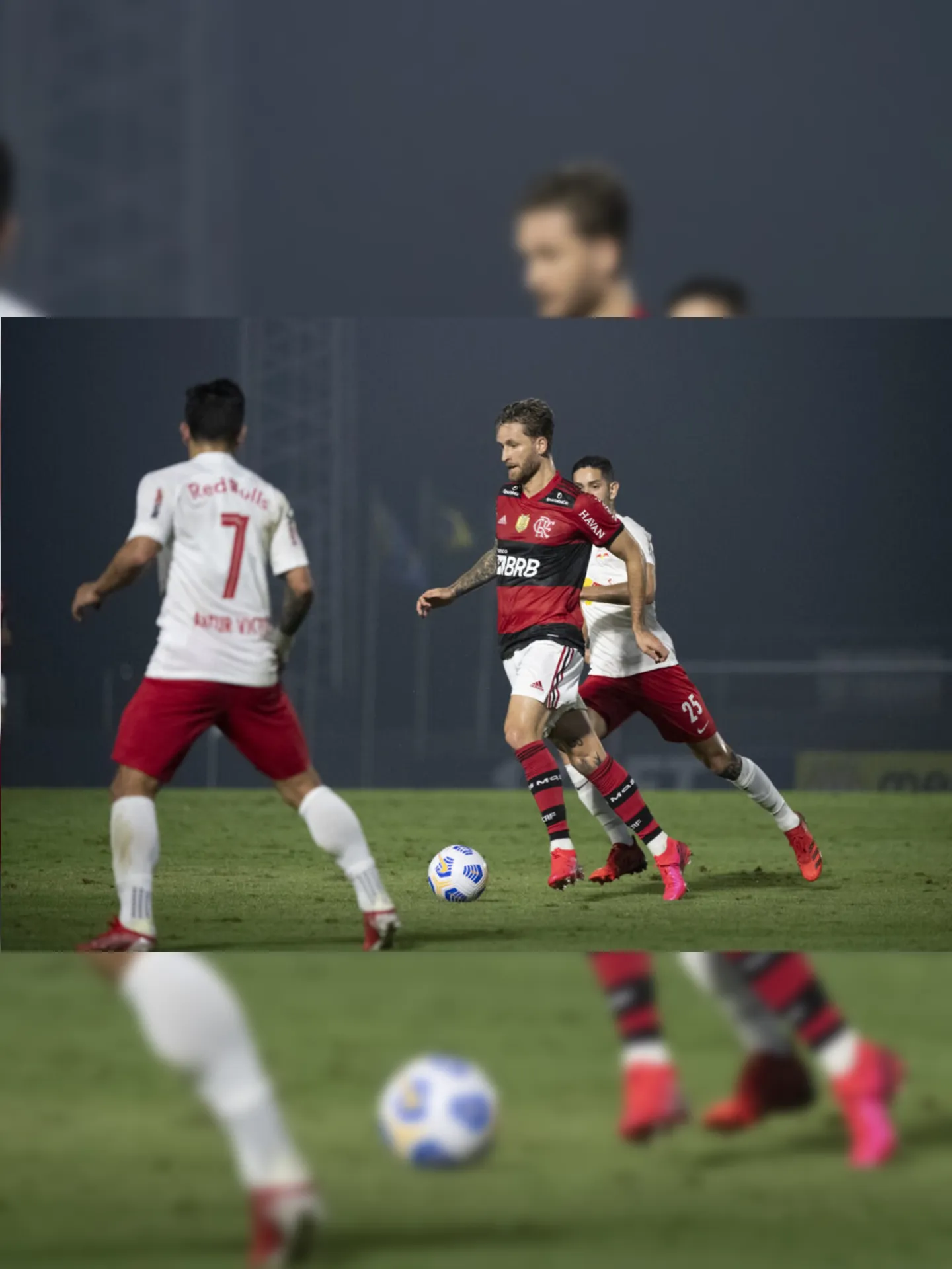 Imagem ilustrativa da imagem Desfalcado, Flamengo só empata com Bragantino em Bragança Paulista