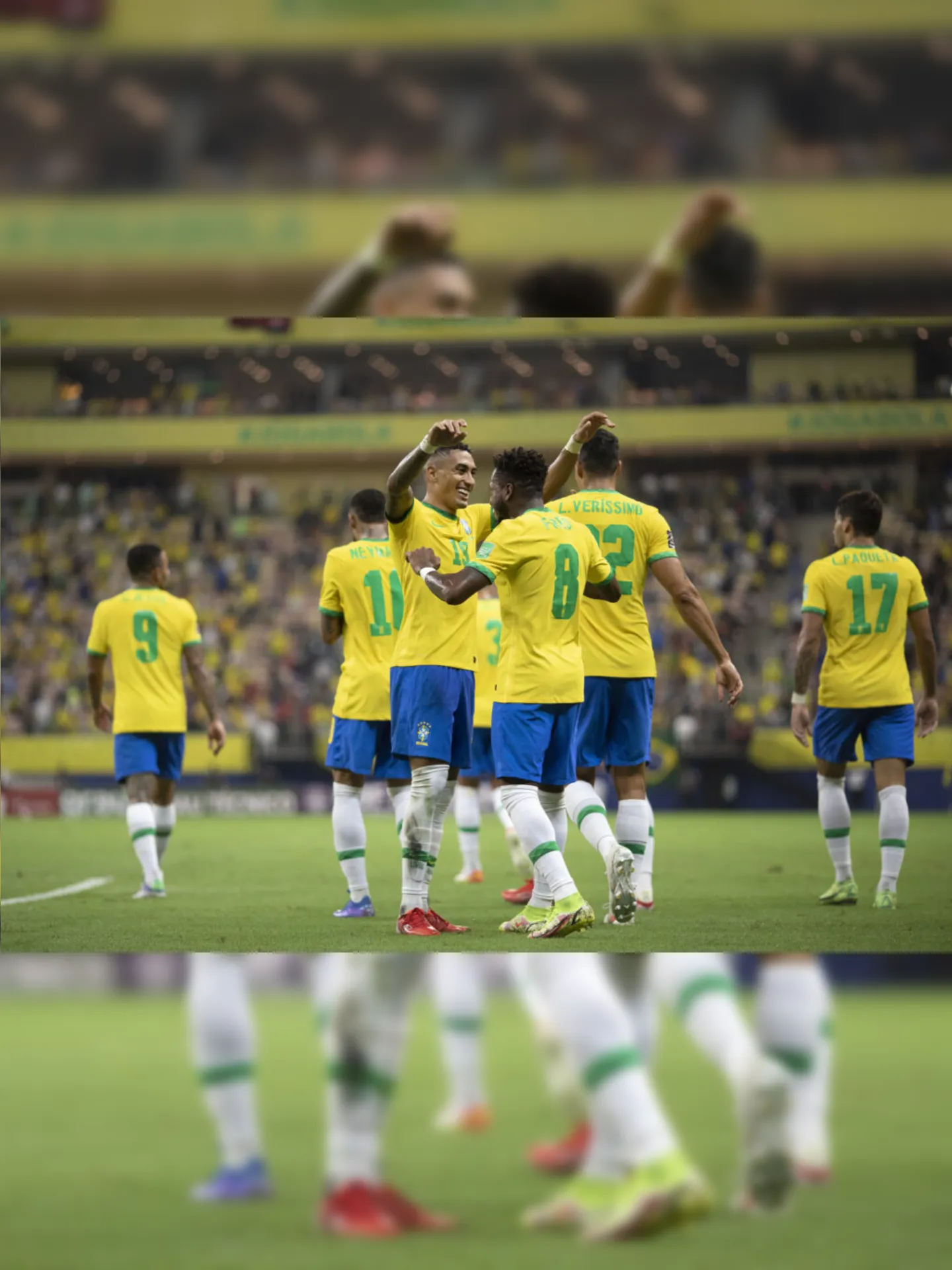 Imagem ilustrativa da imagem Seleção dá show, goleia e convence contra o Uruguai na Arena da Amazônia