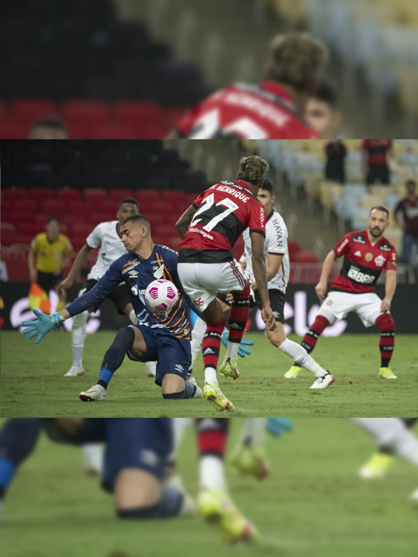Imagem ilustrativa da imagem Flamengo é goleado em casa e Copa do Brasil tem duelo de Atléticos na final
