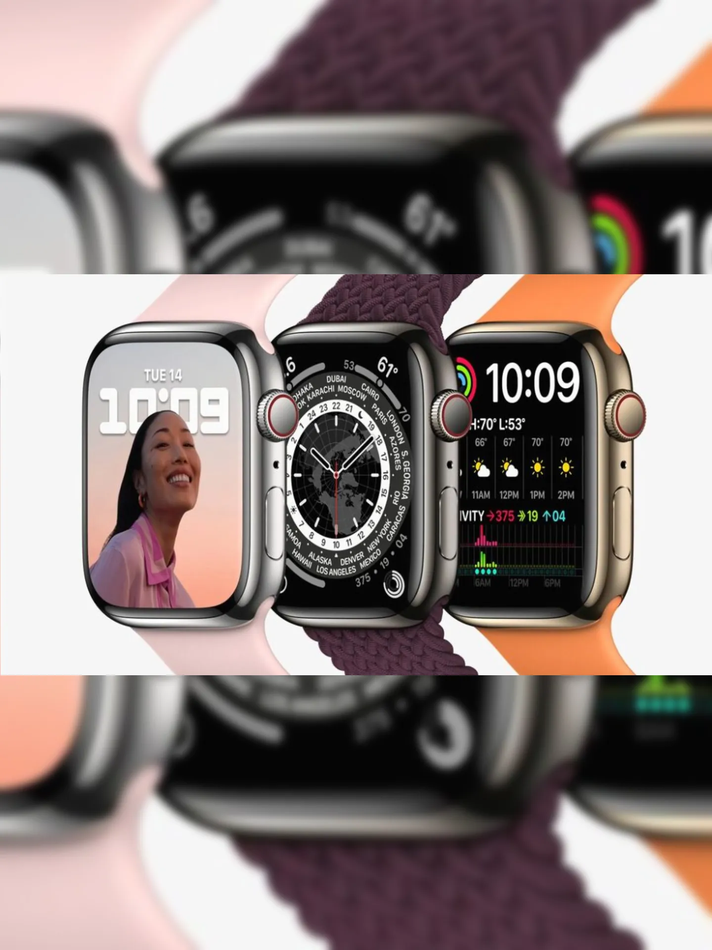Imagem ilustrativa da imagem Novos Apple Watchs serão vendidos entre R$ 5 e R$ 11 mil no Brasil