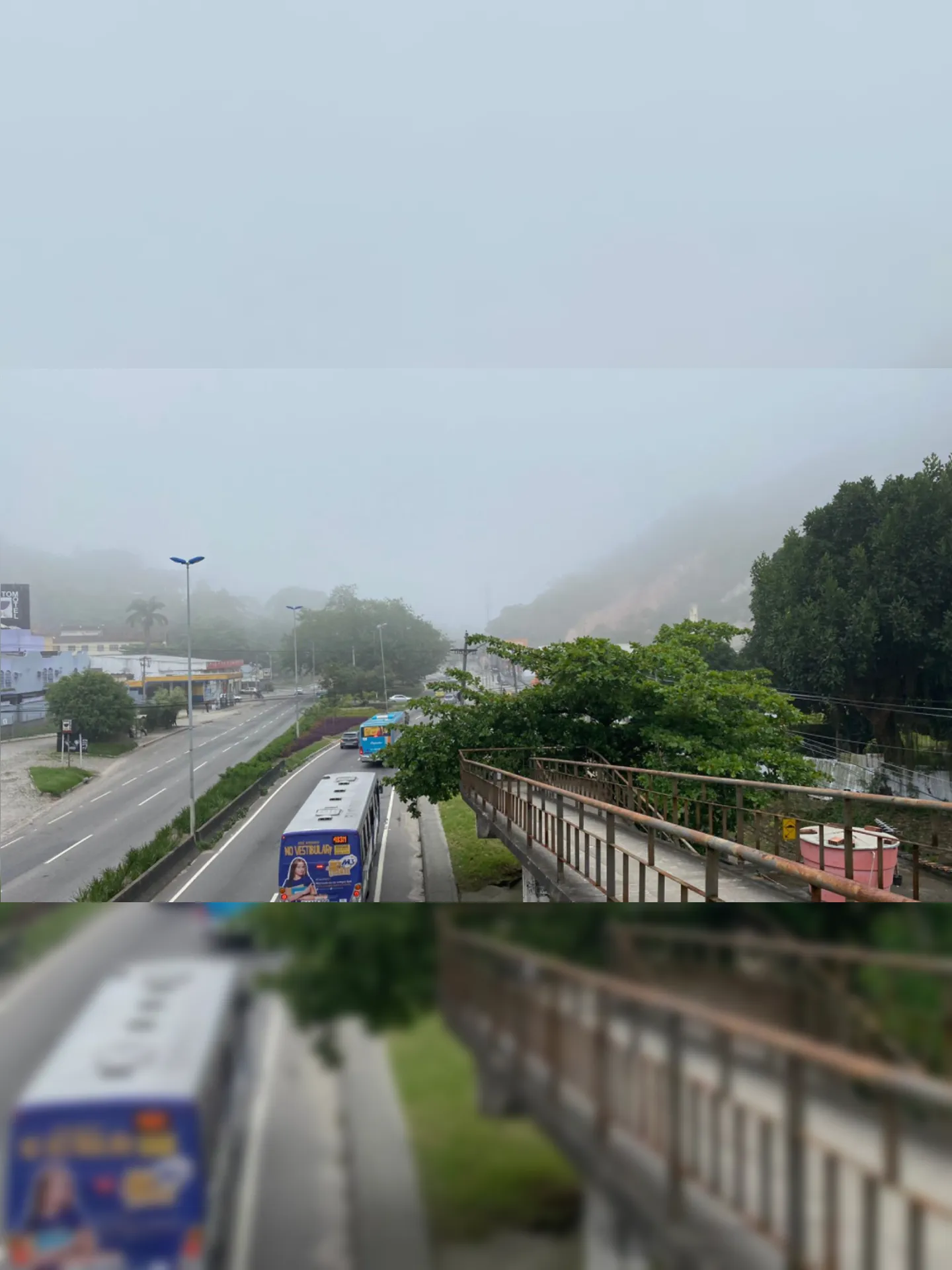 Imagem ilustrativa da imagem Neblina densa cobre Niterói e região na manhã desta quarta