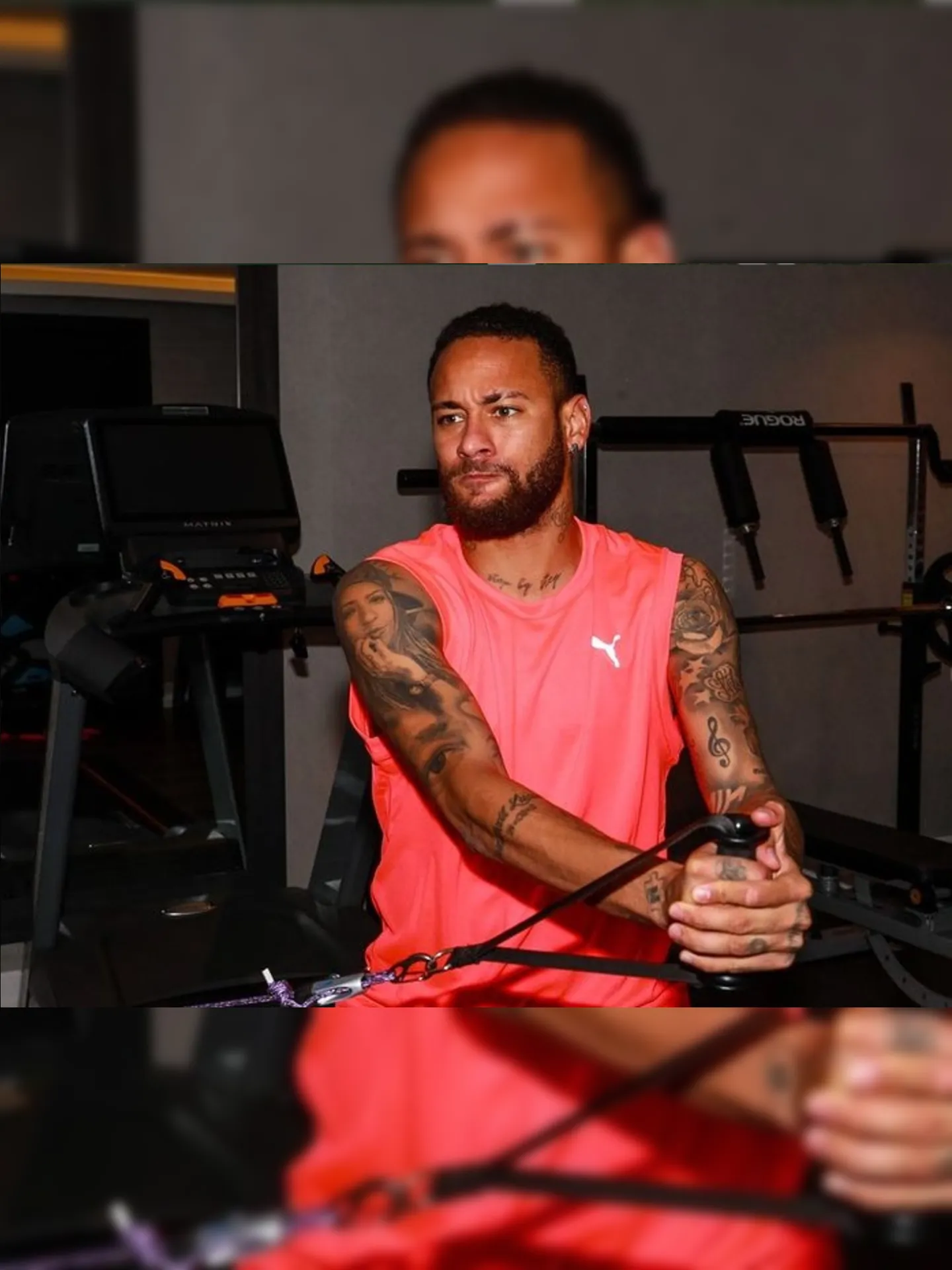 Imagem ilustrativa da imagem Neymar se recupera de lesão e pode atuar no duelo PSG x Olympique Marseille