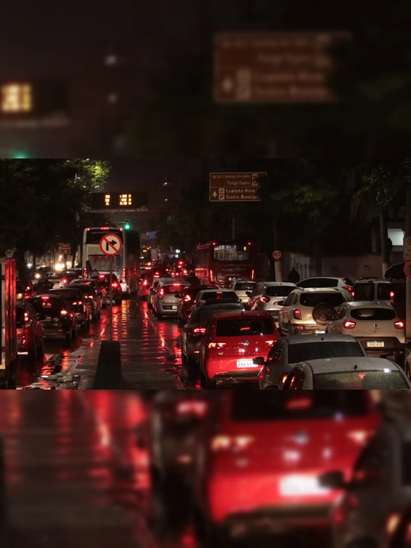 Imagem ilustrativa da imagem Chuva e trânsito lento na volta para casa em Niterói e SG