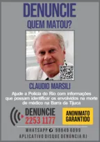 Imagem ilustrativa da imagem Portal dos Procurados divulga cartaz sobre morte de médico
