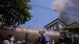 Imagem ilustrativa da imagem Hospital de Bonsucesso retoma serviços após incêndio do ano passado
