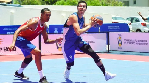 24/10/2019 - BRASIL / SALVADOR - 67º Jogos Universitários Brasileiros (JUBs) Etapa Final - 
Basquete 3x3 Masculino
UFPE-PE (vermelho X UFG - GO (azul)
Gran Hotel Stella Maris 
Saulo Cruz/Light Press/CBDU