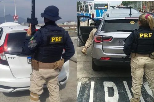 Imagem ilustrativa da imagem Polícia recupera carros clonados na BR-101, em Niterói