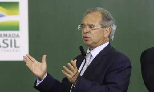 O ministro da Economia, Paulo Guedes,participa  de lançamento do Programa de Crescimento Verde do Governo federal