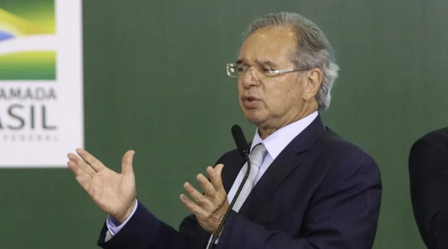 O ministro da Economia, Paulo Guedes,participa  de lançamento do Programa de Crescimento Verde do Governo federal