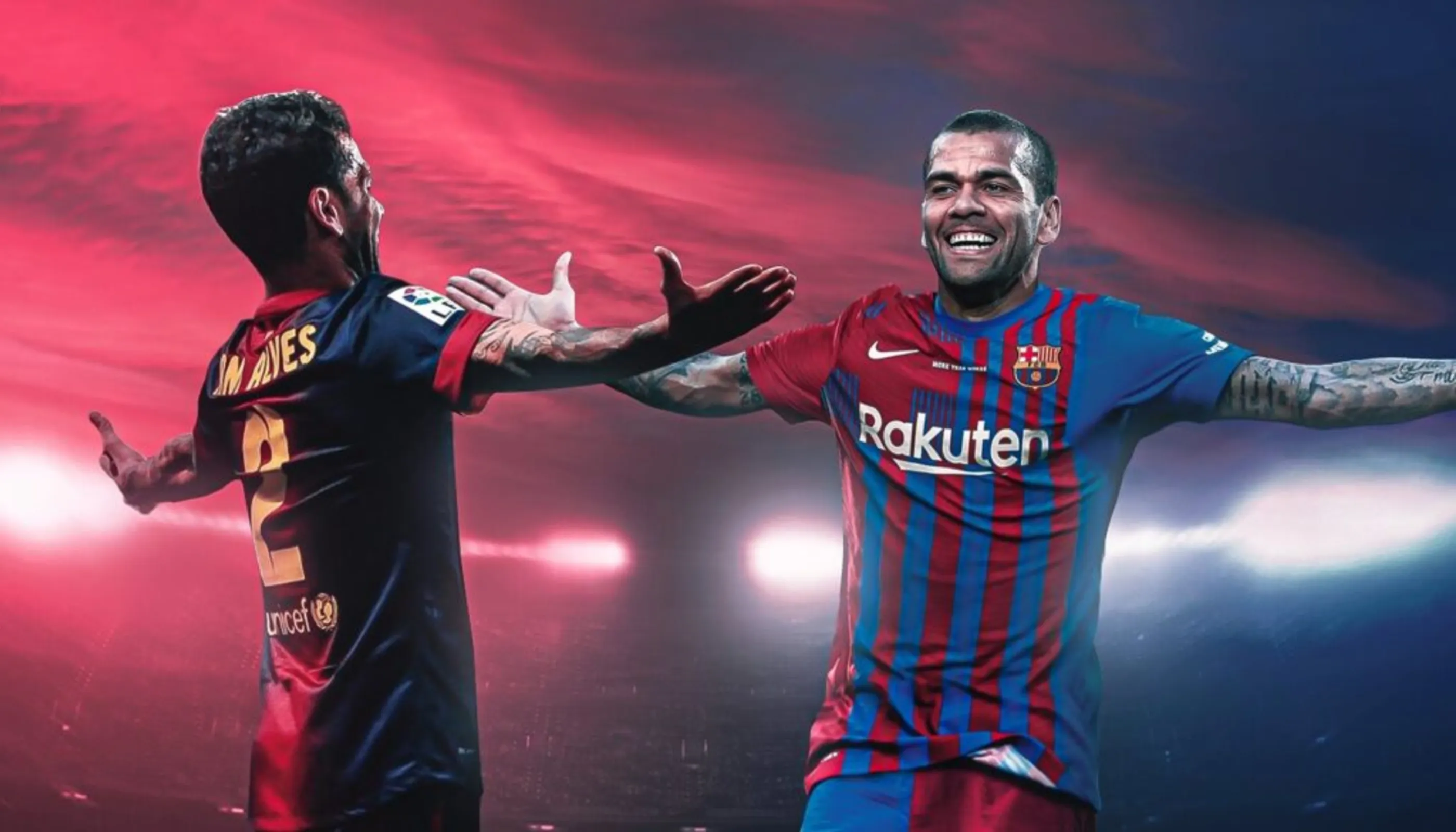 Imagem ilustrativa da imagem Multicampeão, Daniel Alves volta ao Barcelona após cinco anos longe do clube