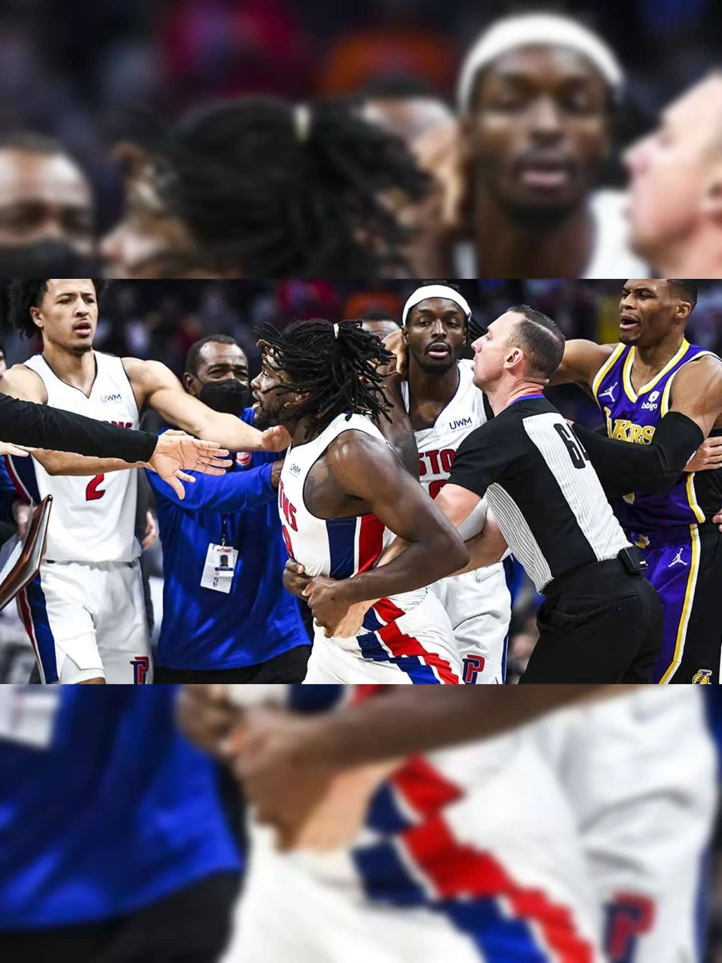 Imagem ilustrativa da imagem Astro da NBA é expulso pela segunda vez na carreira após socar adversário em quadra