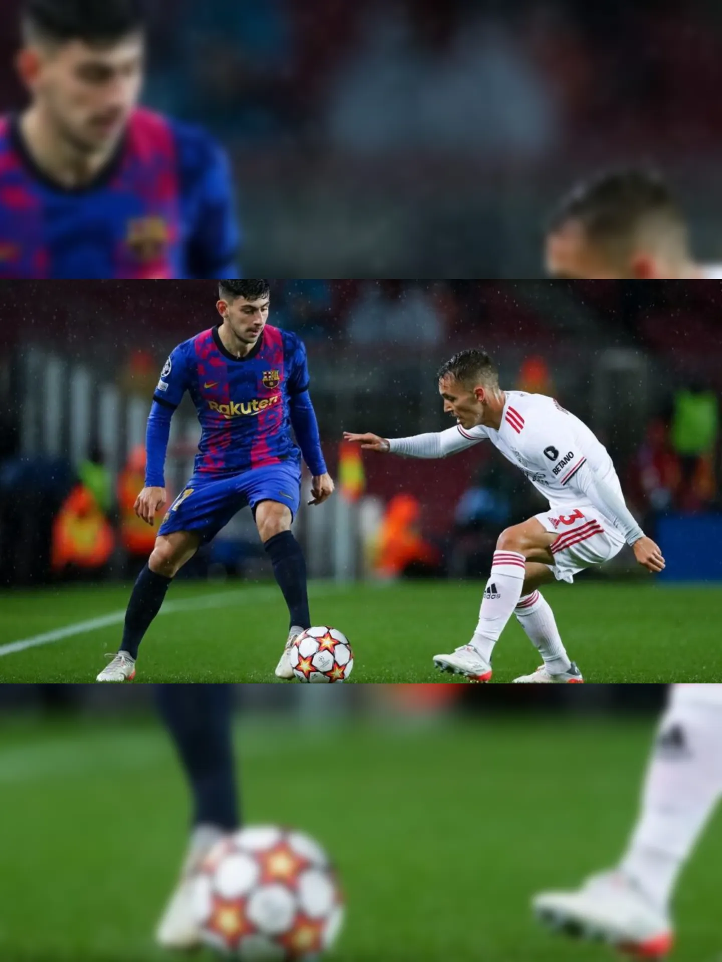 Imagem ilustrativa da imagem Barcelona e Benfica empatam em duelo tático entre Xavi e Jorge Jesus