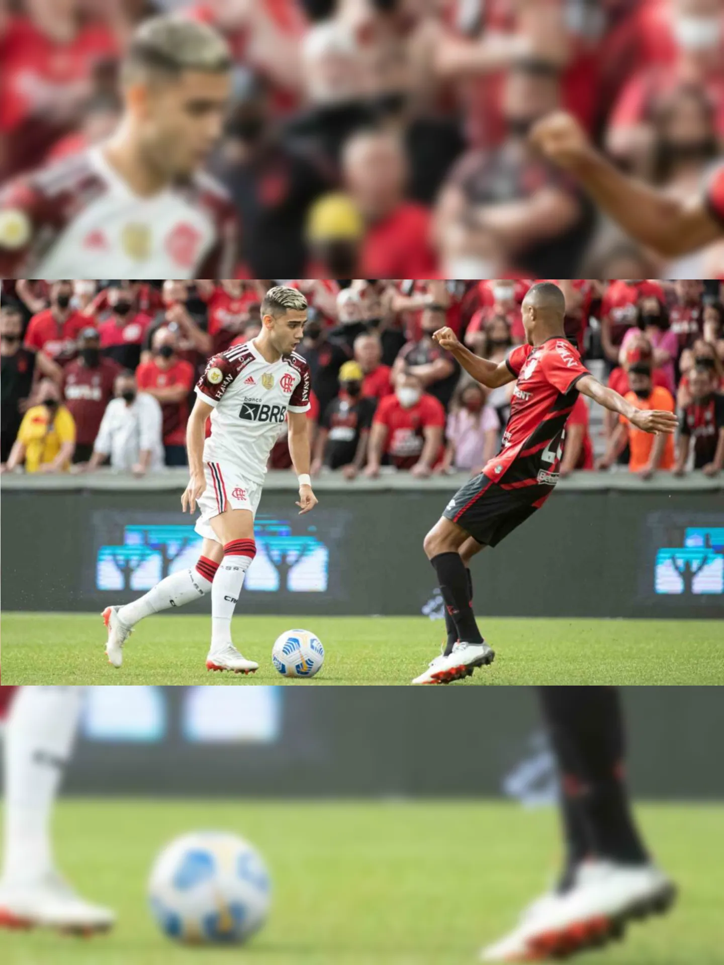 Imagem ilustrativa da imagem Flamengo abre dois gols de vantagem mas cede empate em jogo atrasado do Brasileirão