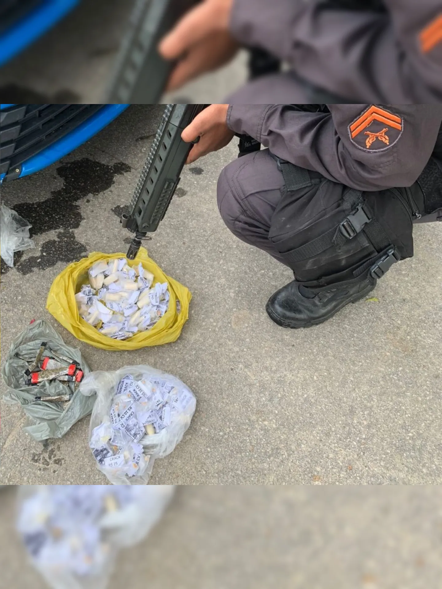 Imagem ilustrativa da imagem Após fugir da PM, menor é apreendido com drogas em Tanguá