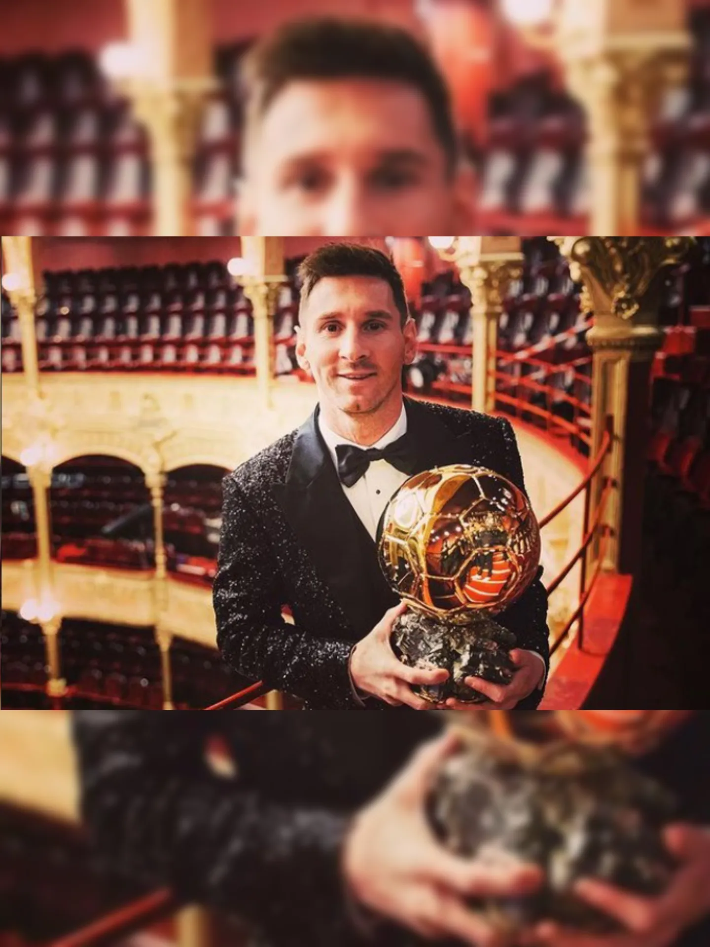 Imagem ilustrativa da imagem Sétima Bola de Ouro de Lionel Messi divide opiniões entre fãs de futebol