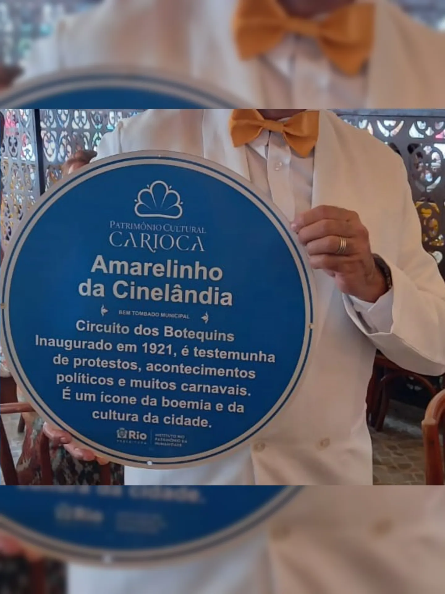 Imagem ilustrativa da imagem Bar ícone da boemia carioca reabre e recebe título de Patrimônio Cultural
