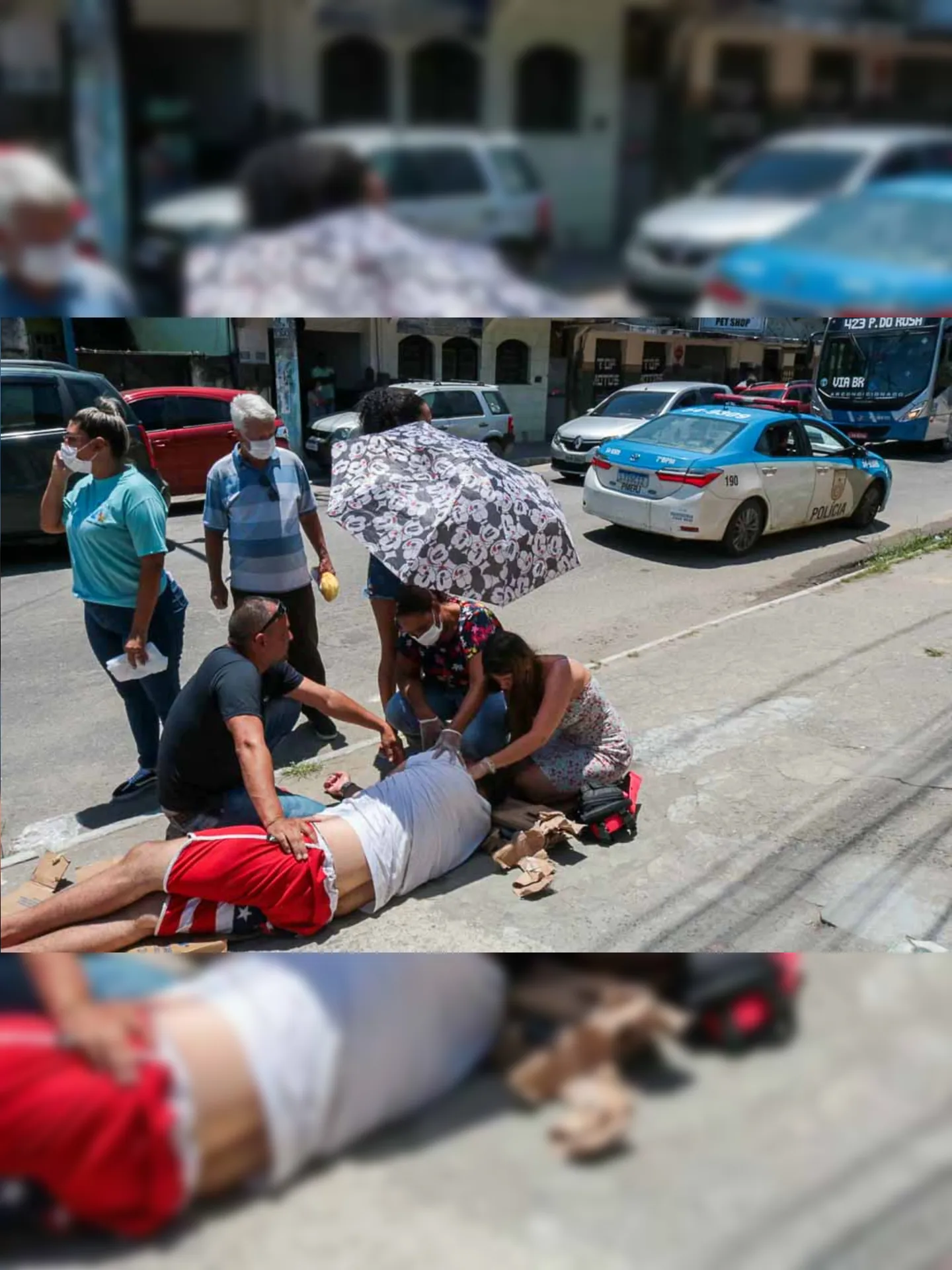 Imagem ilustrativa da imagem Homem passa mal e desmaia durante caminhada em São Gonçalo