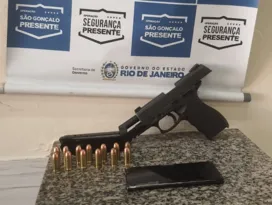 Imagem ilustrativa da imagem Presos por porte ilegal de arma em São Gonçalo