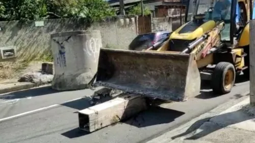 Imagem ilustrativa da imagem Retirada de barricadas com ataque a policiais em São Gonçalo