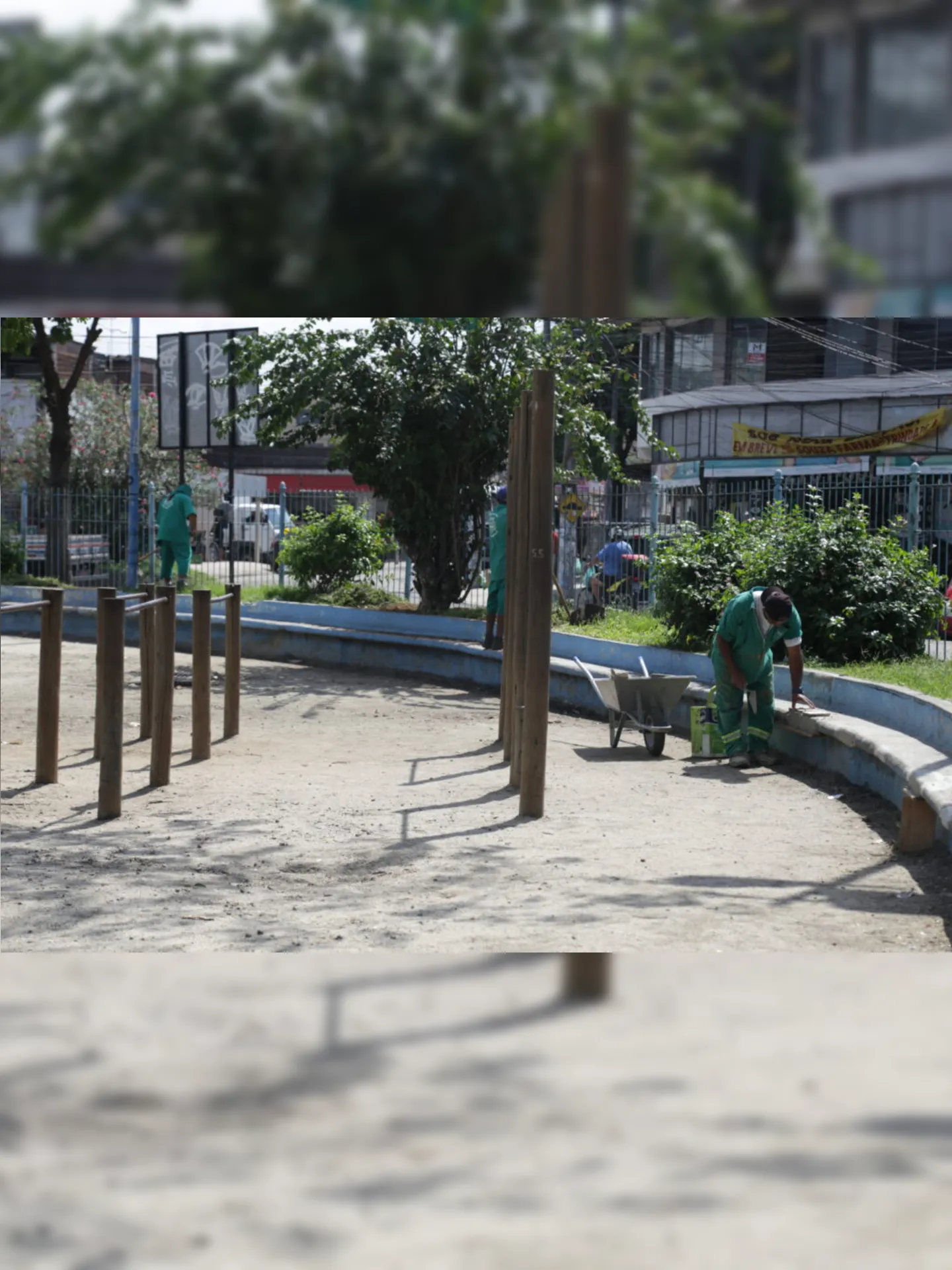 Imagem ilustrativa da imagem Prefeitura realiza reparos e obras em praças de São Gonçalo