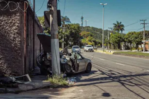 Imagem ilustrativa da imagem Acidente deixa um morto e dois feridos em Pendotiba, Niterói