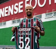 Imagem ilustrativa da imagem Fluminense confirma a contratação do volante Felipe Melo, ex-Palmeiras