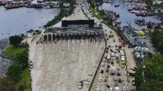 Imagem ilustrativa da imagem Ponte Rio-Niterói fica novamente fechada na tarde desta segunda